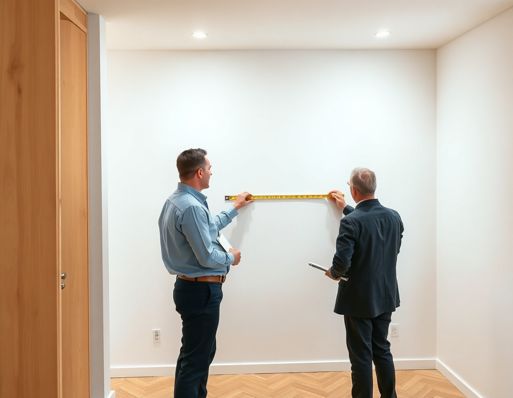 Soluzione in cartongesso rifinita per ambiente interno