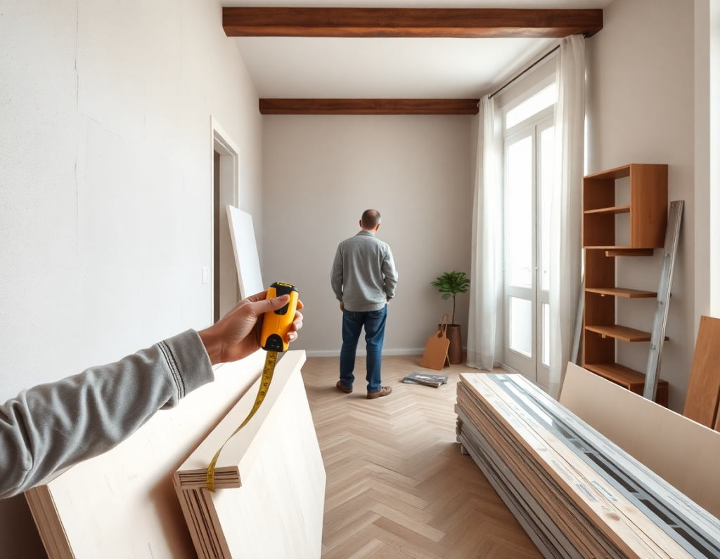 Soluzione in cartongesso rifinita per ambiente interno